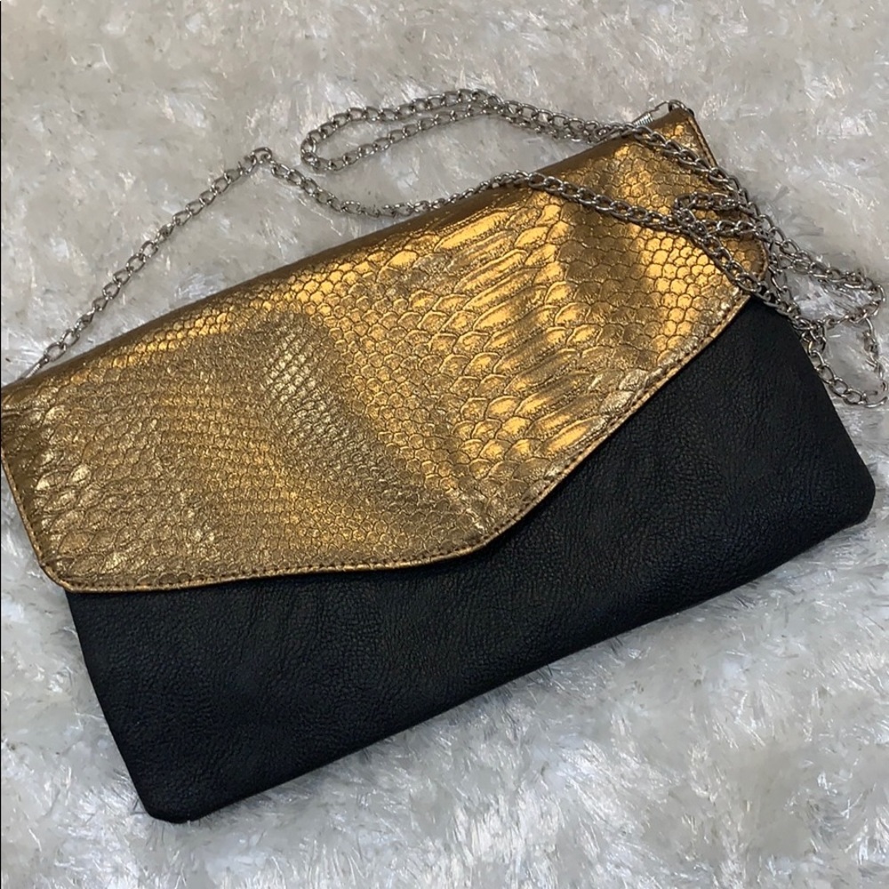 Black and Bronze Bag